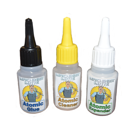 MACHINIST MATE ATOMIC GLUE KIT Repairs fiberglass in minutes!